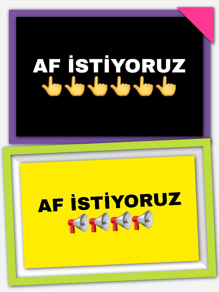 SicilAffı İSTİYORUZ

<a href="/RTErdogan/">Recep Tayyip Erdoğan</a> <a href="/dbdevletbahceli/">Devlet Bahçeli</a> <a href="/YildizFeti/">Feti Yıldız</a> <a href="/abdulhamitgul/">Abdulhamit Gül</a> <a href="/yilmaztunc/">Yılmaz TUNÇ</a>