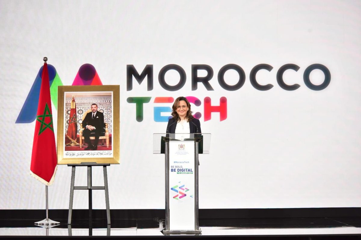 haouadii's tweet photo. Lancement de #MoroccoTech, la marque nationale de promotion du #digital. Objectif, positionner le #Maroc comme destination numérique de choix à l'international et créer une dynamique globale au profit des écosystèmes 🇲🇦 dans leur transformation numérique. 

@Ministere_TNRA https://t.co/zUk2hnymKo