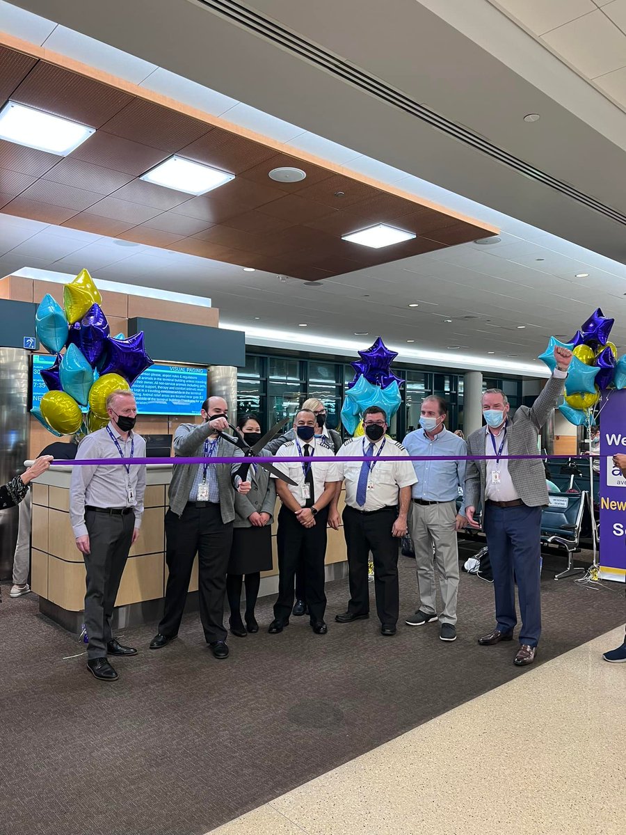 VisitBradenton's tweet photo. @AveloAir has officially landed at SRQ! #BradentonArea https://t.co/6ef9I8fpgw