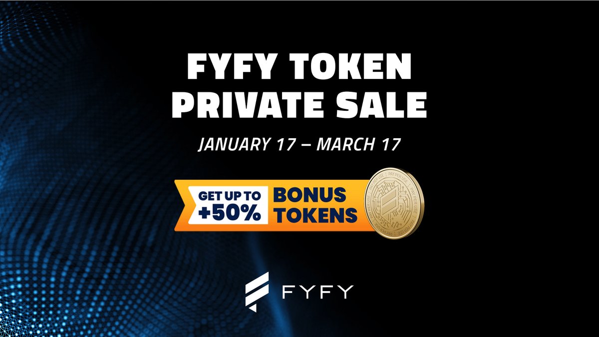 fyfyio's tweet photo. Private Sale will start in 3 days! Go make an account at https://t.co/V0V7CZyZPq and get up to +50% bonus tokens!

#token #sale #TokenSale #Bonus #cryptocurrecy https://t.co/RyAwnZVvYd
