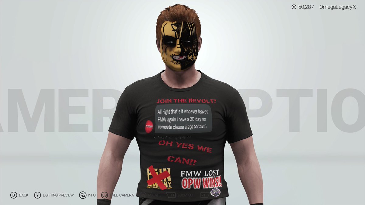 HardcoreRev5val's tweet photo. Took some creative license with my Daisuke Koorichi &amp; Shinsuke Setai since I made them! They are great for universe mode jobbers and only have a 30 overall! Feel free to download them, make them look as goofy as possible, and reupload them! Have fun! #opw #calleddowntherhunder https://t.co/SGPOX8M9yw