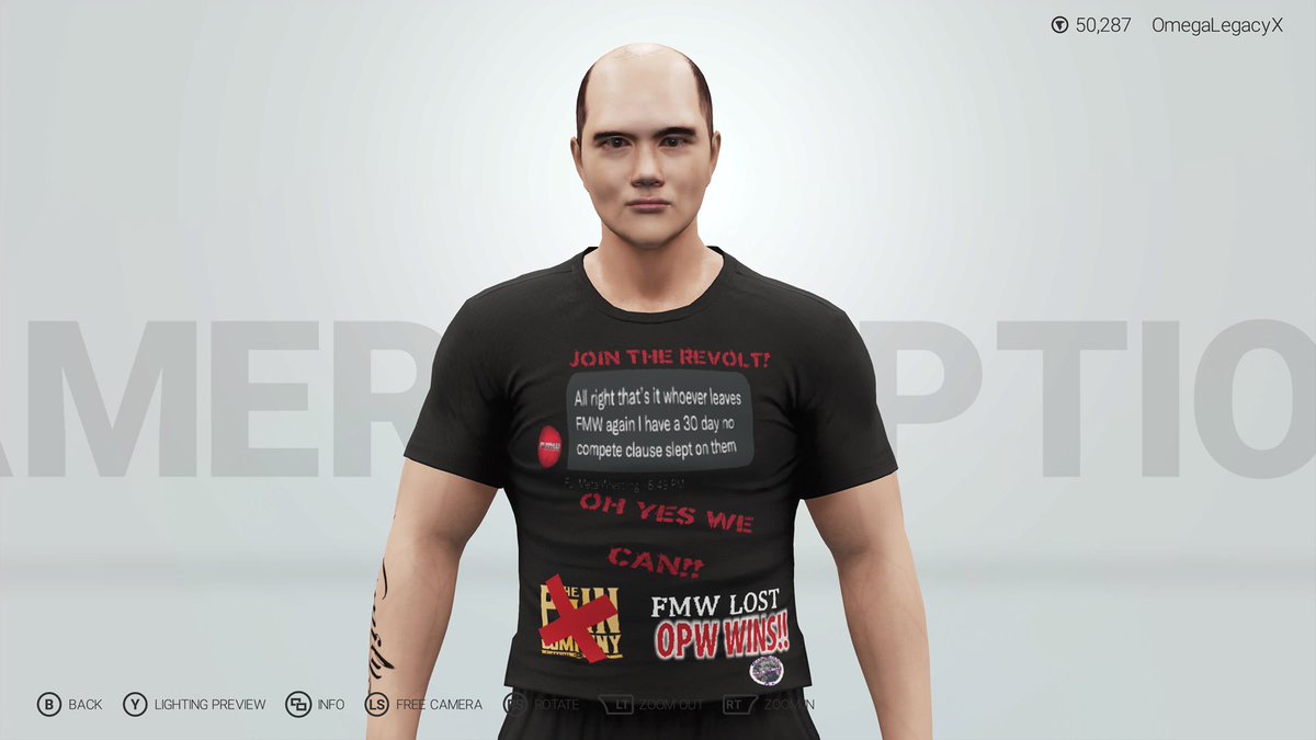 HardcoreRev5val's tweet photo. Took some creative license with my Daisuke Koorichi &amp; Shinsuke Setai since I made them! They are great for universe mode jobbers and only have a 30 overall! Feel free to download them, make them look as goofy as possible, and reupload them! Have fun! #opw #calleddowntherhunder https://t.co/SGPOX8M9yw