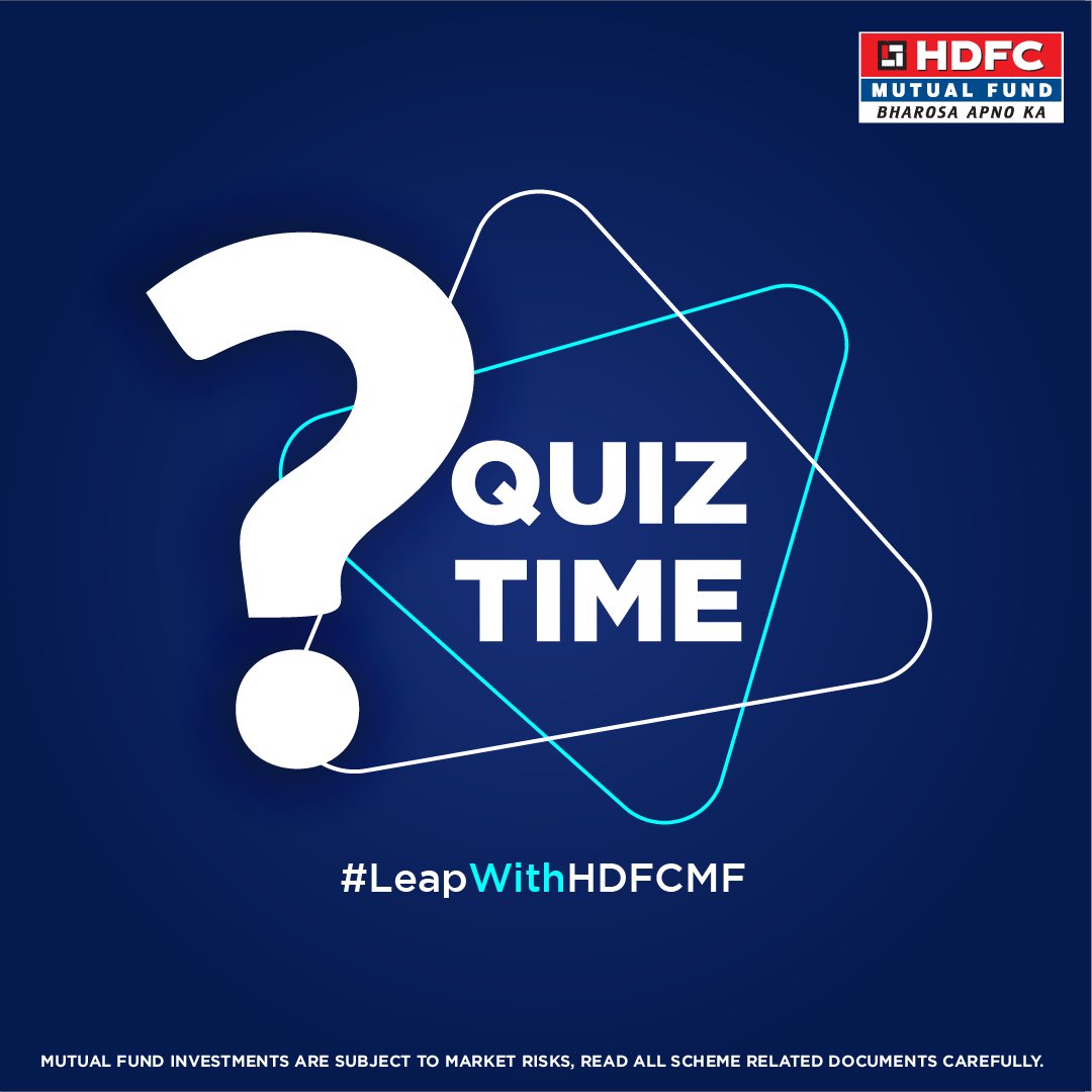 hdfcmf's tweet photo. Learning on the go!
Solve this fun quiz with HDFC MF!
Share your results in comments below.

Link - https://t.co/vaCTzbQChH

#LeapwithHDFCMF #FridayQuiz https://t.co/w5gXLz1R3T