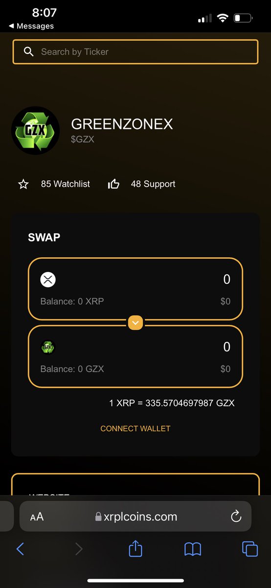 JCQCrypto's tweet photo. You can now swap #XRP for #GZX on the @xrplcoins site. #swapOption #Recycle #Reuse #GZX https://t.co/9jpMPc1iTR