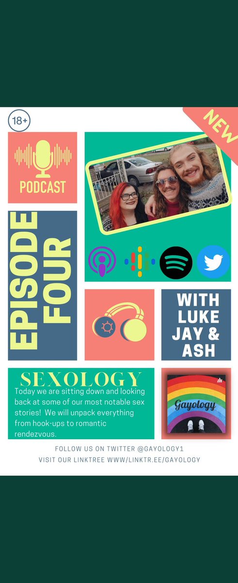 Gayology1's tweet photo. 🚨New Episode🚨
On this beautiful Friday we decided to unravel the good, bads and the ugly of our sexual experiences
https://t.co/enqhjKipEP https://t.co/CXUsMcKDYg