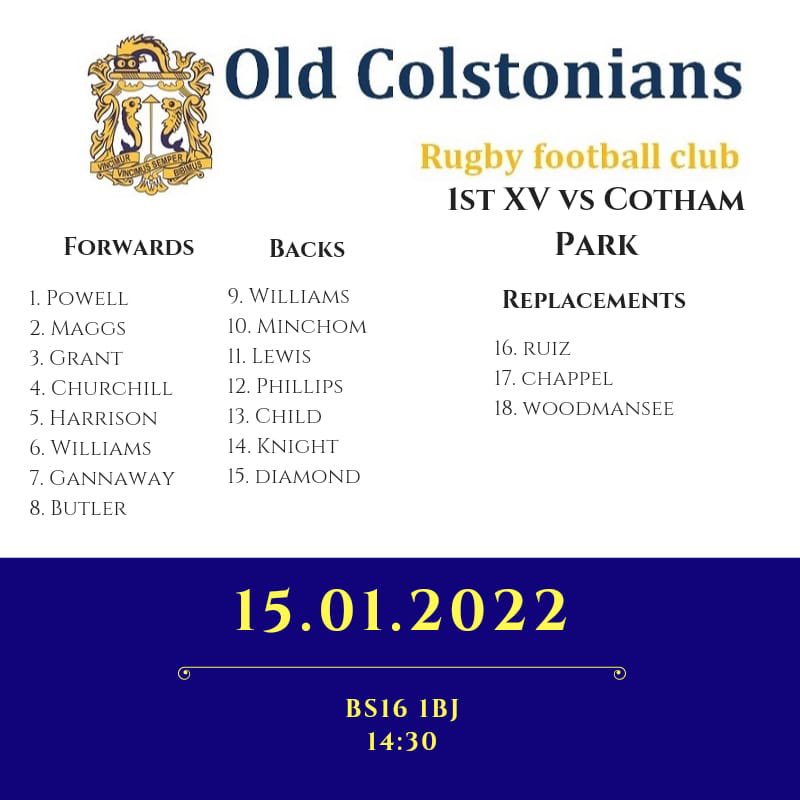 OC_RFC's tweet photo. Huge game tomorrow! 2:30pm kick off at Colstons School! Get on down to support the boys!🔶🔷🔶🔷 https://t.co/VjdWddi6If