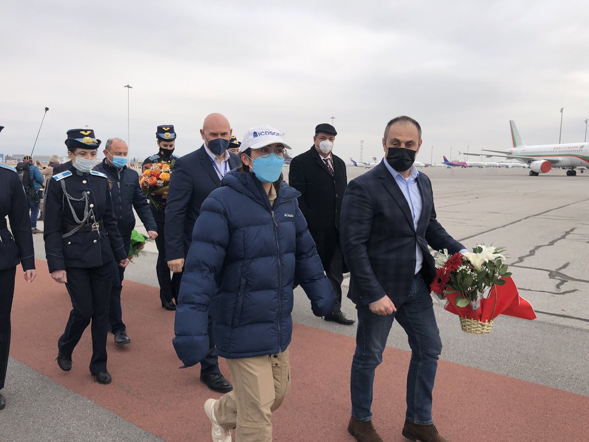 SOFIAirport's tweet photo. Sofia Airport stop on Zara Rutherford's round-the-world journey @fly_zolo.
Zara Rutherford, 19, landed at Sofia Airport in her ultralight plane. 
Welcome to #SofiaAirport, Zara! 
#Sofconnect #Flyzolo #Bulgaria #world  #fly #aviation #aviationlovers #Sofia https://t.co/hUrKEeHHET