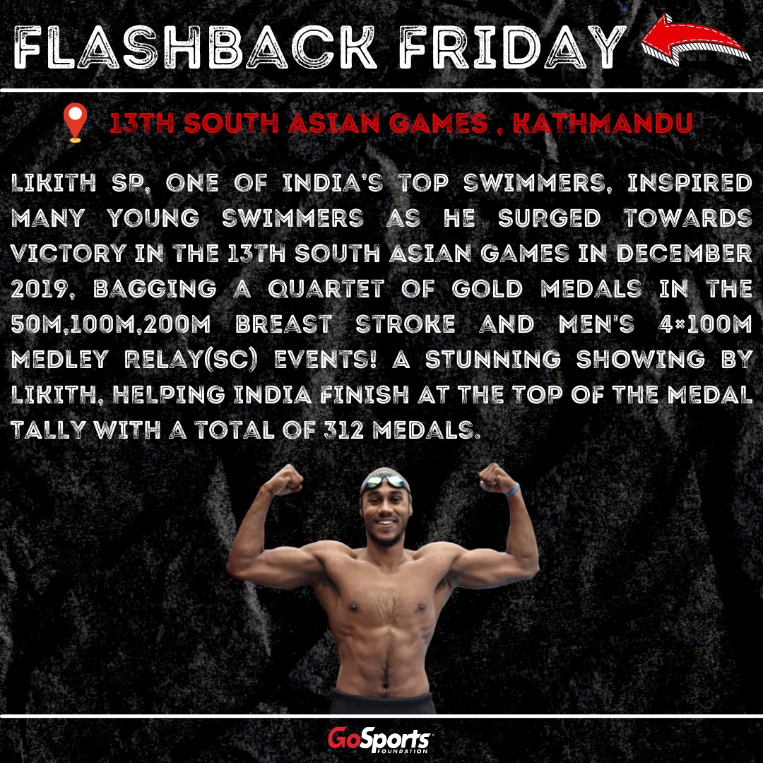 GoSportsVoices's tweet photo. On today's #FlashbackFriday, we look back at this brilliant achievement by @likithsp98 at the 2019 South Asian Games! ๐ฅ๐๐ฝ
#rahuldravidathletementorshipprogramme #changingthescript #sportingchampion https://t.co/6mXZaGMfZi