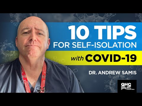 QuinteHealth's tweet photo. Need some tips on how to self-isolate? QHC ICU Physician Dr. Andrew Samis shares 10 Self-Isolation Tips (including a BONUS tip), for if you or a household member have COVID-19 or symptoms of COVID-19. #TeamQHC #QHCdocsrock https://t.co/g6HAY42NRx https://t.co/cJJAZEi1bX