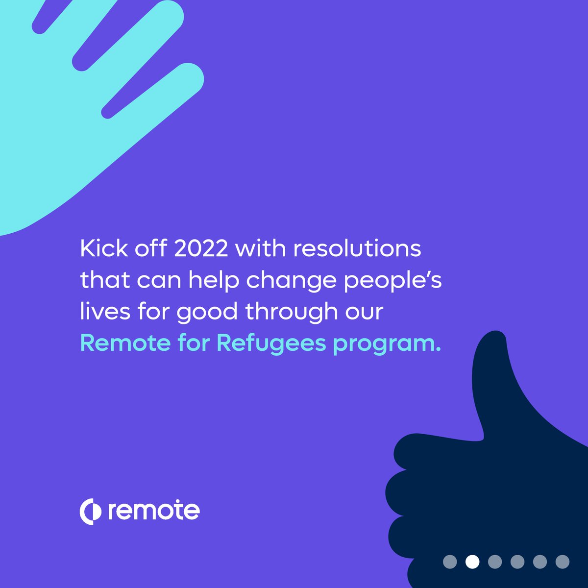 remote's tweet photo. Looking to add supporting refugee talent to your 2022 goals but not sure how? https://t.co/yrCmZwWUFc