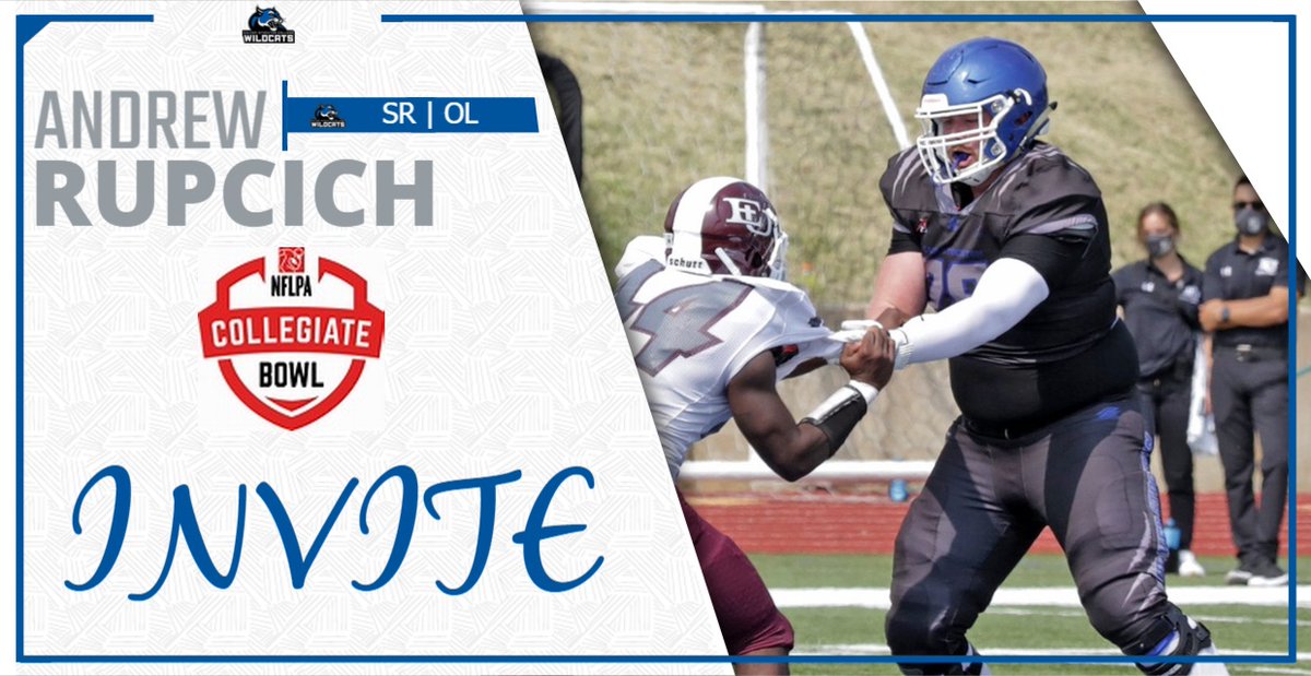 CSCWildcats's tweet image. Football: Rupcich Accepts Invitation to NFLPA Collegiate Bowl
 - cscwildcats.com/article/5832.p…