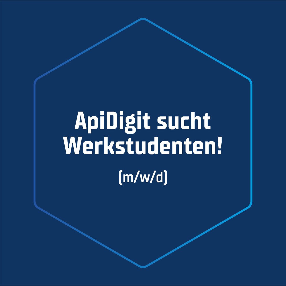 ApiDigit's tweet photo. Du willst neben dem Studium etwas dazu verdienen? 
Wir suchen Werkstudenten:innen im 5.Semester oder höher, mit Java- und/oder JavaScript-Kenntnissen (Angular) für unser Team.✉️ Schicke deine Bewerbung an apply@apidigit.com

#ApiDigit #ApiDigitalization #WorkatApiDigit #Bewerbung https://t.co/tIWt5O3brr