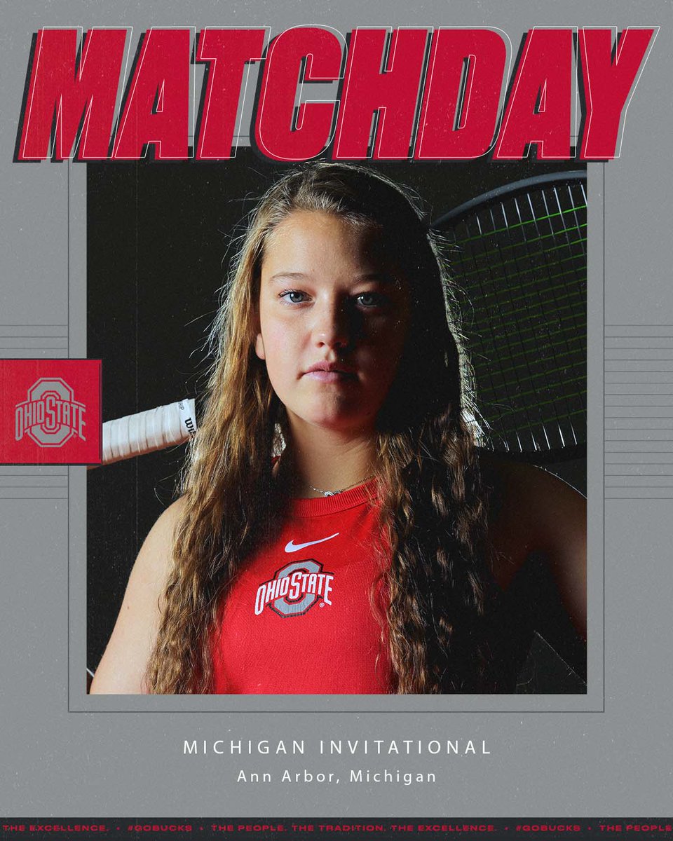 𝓜𝓐𝓣𝓒𝓗𝓓𝓐𝓨

10 a.m. - singles vs. Duke 
1 p.m. - doubles vs. Michigan 

Stream/Scores -->> sidearmstats.com/umichigan/tenn…

#GoBucks