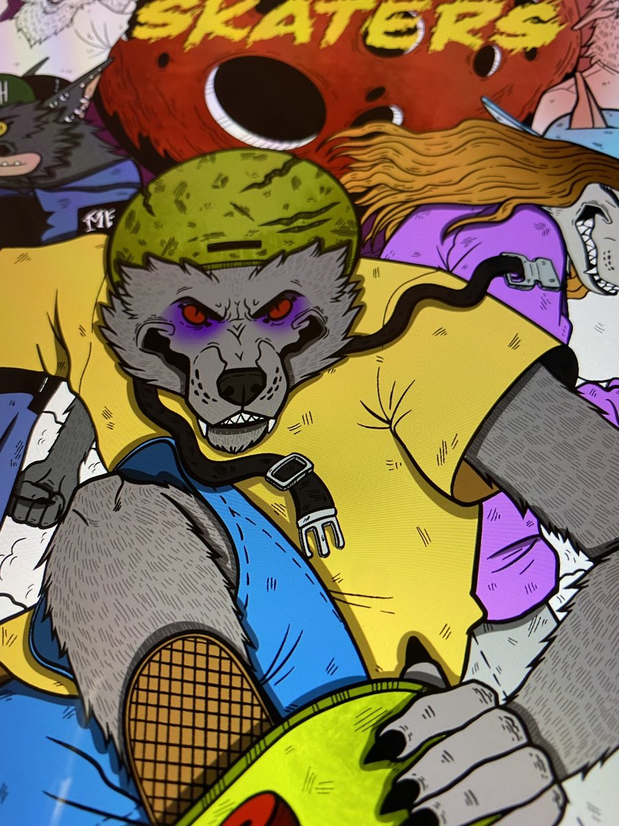 LARA_VOVK_'s tweet photo. Finally, time allows me and my @wolveskaters project will pursue an old dream, to create the most unpredictable and funny comic about my pets! The team came up with many options for holders, but more on that later, the main thing is that I started the first chapter of my comic🐺 https://t.co/2liFzekiFP