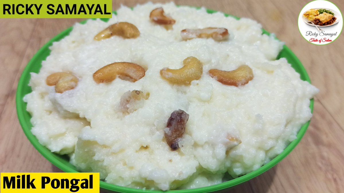 RickySamayal's tweet photo. Milk pongal @RickySamayal #YoutubeChannel
https://t.co/hoHnCCmGv1
#milkponpongalgal #paalpongal #sakkaraipongal #pongal #sweetrecipesintamil #trending #homemade #Foodshare #food #foodphotography #cooking  #delicious #WatchOnYoutube #Sankranti #HappyPongal #HAPPYPongaL2022 #baking https://t.co/EUktiZhQKK