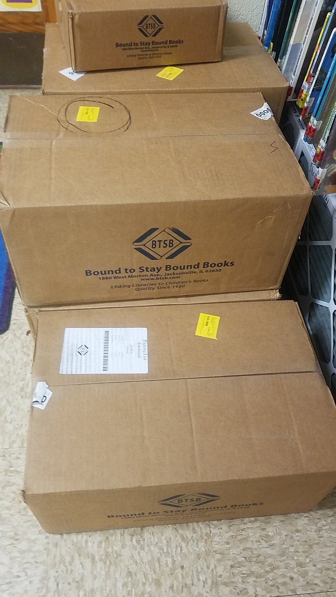 Elmwoodlibrary's tweet photo. OMG- talk about FAST delivery @BTSBBooks #thankyou #OurElmwood #bcpslms 👀🦅💟📚 https://t.co/yWT1MvDEc3