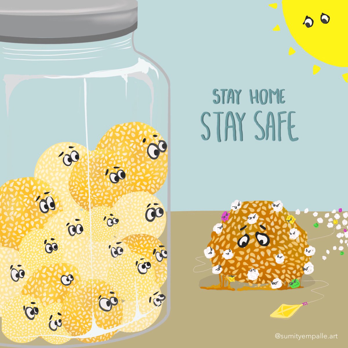 SYempalle's tweet photo. Have a safe #MakarSankranti :)

#illustration #art #uttarayan2022 https://t.co/S7Yb4B7LAz