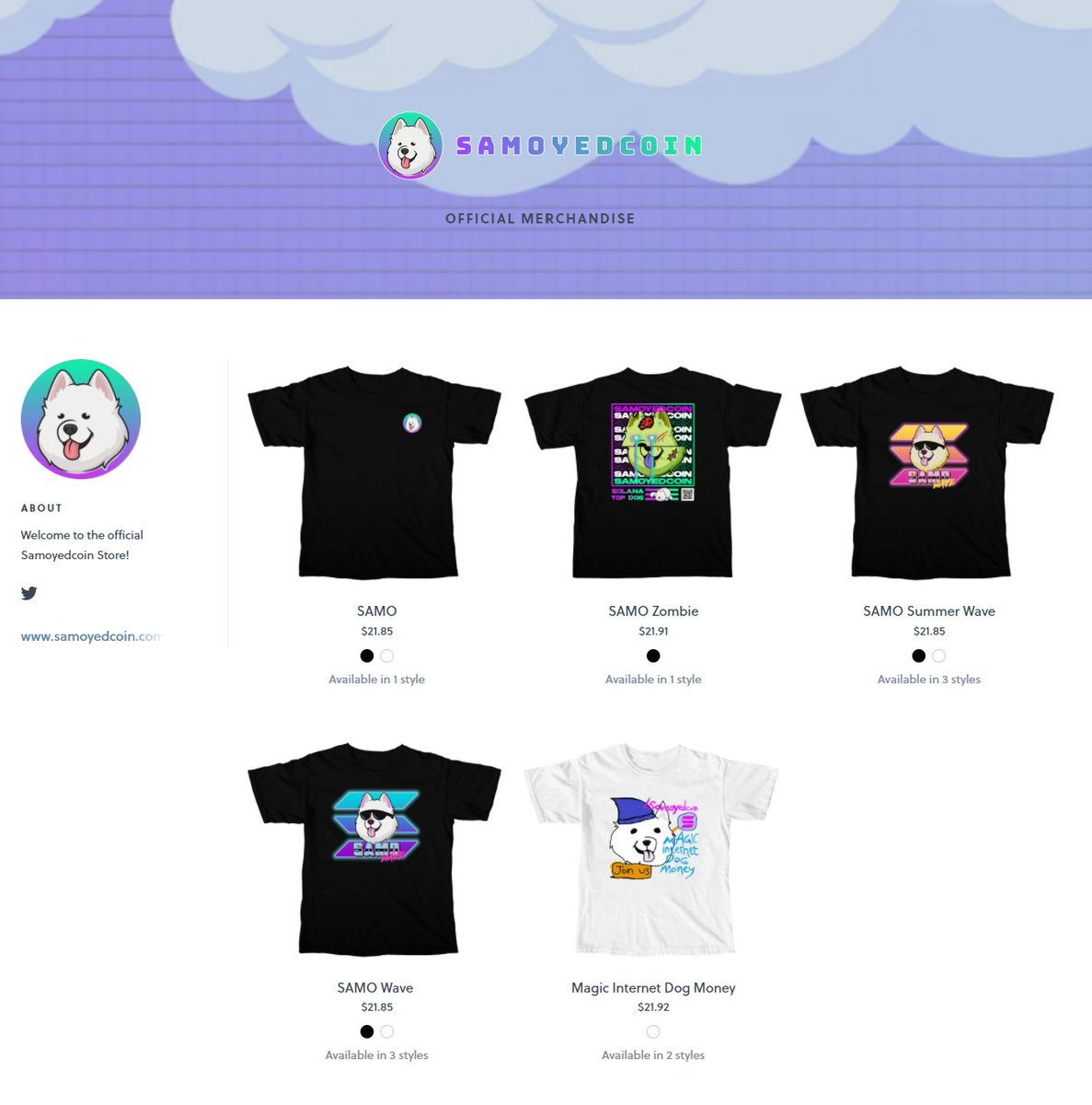 Are ya ready to get your paws on some SAMO swag? ❤️