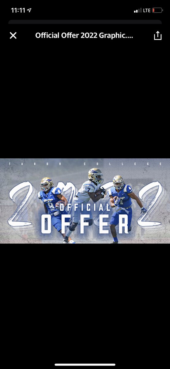 Blessed to receive my 7th official offer from <a href="/Tabor_Football/">Tabor Football</a> thanks to <a href="/CoachKoustmer/">Coach Koustmer</a>!! <a href="/CoachZackJ74/">Coach Zack Jennings Sr.✝🇺🇸🏈</a> <a href="/ocjacobmorris77/">Jacob Morris</a> <a href="/NateInSports/">Nate Bryan</a> @NationalPID <a href="/QBHitList/">QBHitList.com</a>
