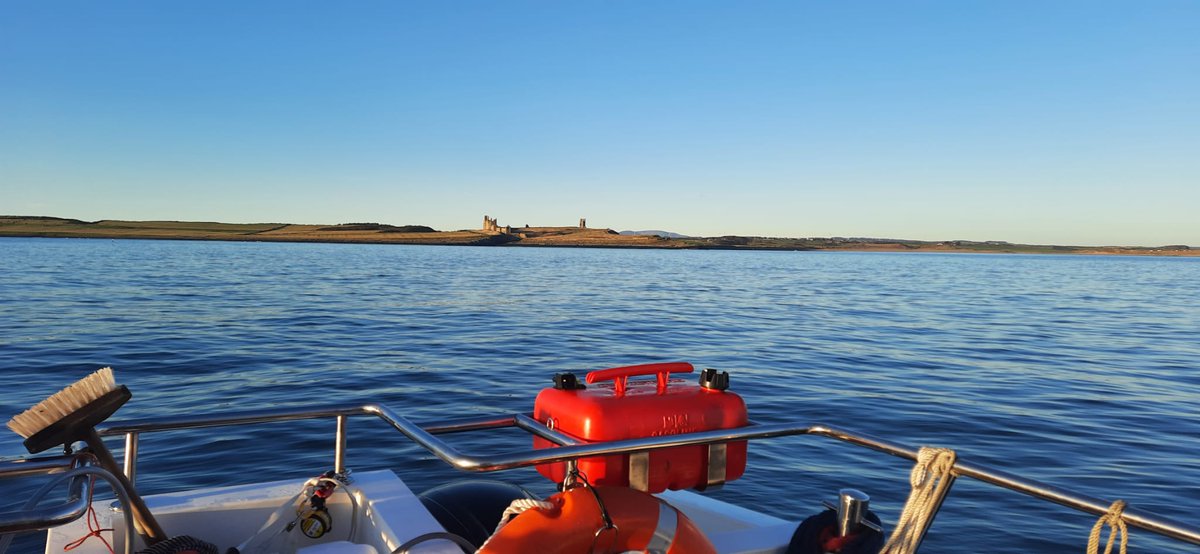 thefarnes's tweet photo. Day 6 and what a day it is.... A change of scenery too with the mighty Dunstanburgh Castle in the background. https://t.co/YDOEdr2WPH