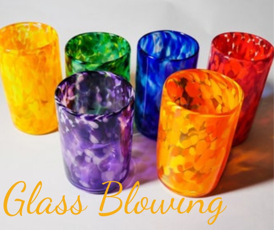 We would love to know if you’ve ever attended a workshop at the Mansfield Art Center? The Glass Blowing “Cup Day” Class this weekend looks fun! Let us know in the comments. 
#glassblowing #class #colorful #love