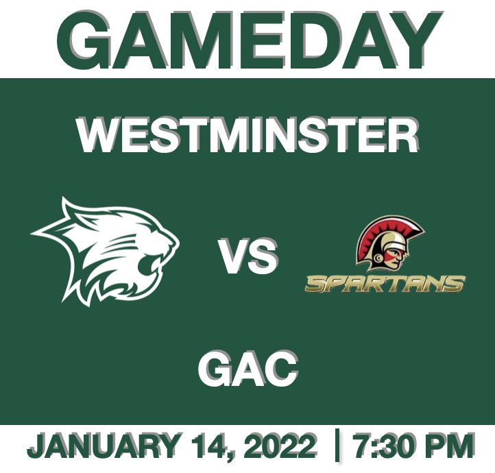 🚨🏀Gameday🏀🚨

📆 TODAY - Jan. 14th
🆚 GAC Spartans
⏰ 7:30 pm
📍Turner Gym (Westminster)

It is CURE night at Westminster.  This is a great event and a opportunity to make an impact on childhood cancer.