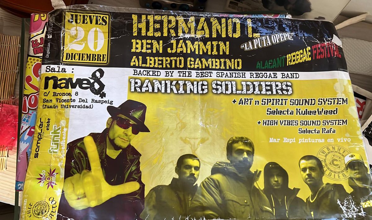 Viernes de reliquias. Alacant Reggae Festival, año…