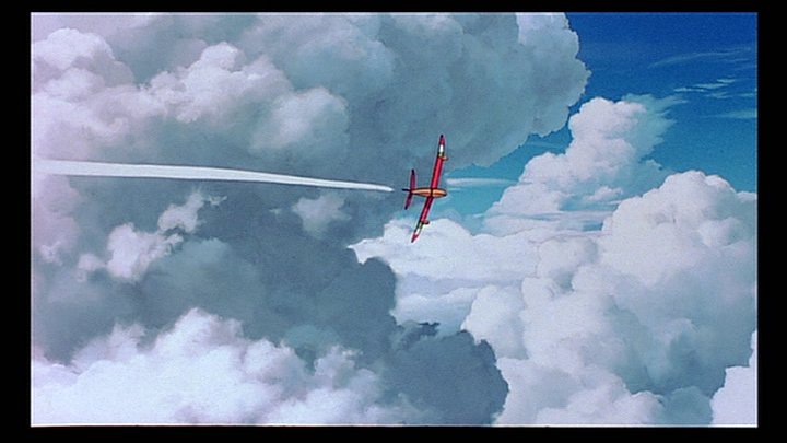 キャッスル ジブリフリーク ラストカットはポルコがサボイアs 21で飛び去っていくものですが 絵コンテではその前に大型ジェット機をポルコが操縦する飛行艇が追い抜いていくシーンがありました 紅の豚 T Co Uo8gb6iugz Twitter