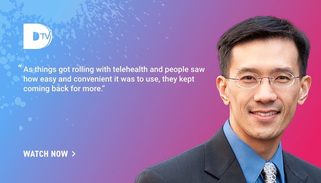 ApexonGlobal's tweet photo. New DTV Interview now Available at https://t.co/04G3Yt7gqa "How Telehealth is Reshaping and Improving Care Delivery" with @edrleeMD, EVP of IT and CIO, Permanente Federation, and Associate Executive Director, The Permanente Medical Group (TPMG) #dtv #telehealth #kaiserpermanente https://t.co/5ee0JEV5Iw