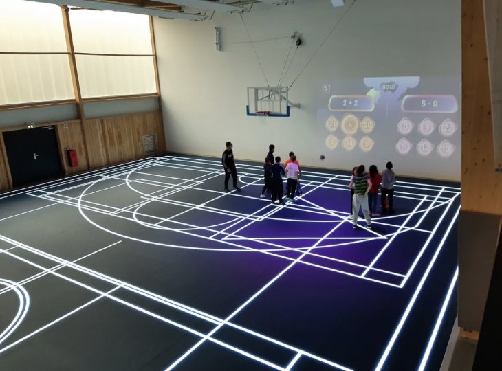 LaurentHoppe's tweet photo. ✅ Gymnase avec traçage digital 
L’innovation au service de l’#EPS et du #sport 🤾🏼‍♀️⛹🏼🏸🏐🏀🏐🥅

https://t.co/pCj1U6QSS7 https://t.co/Na3ulpAaHn