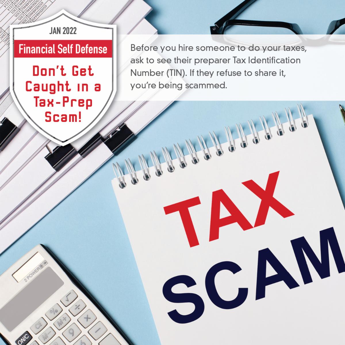 Practice financial self defense; Make sure that you hire someone with a valid Tax Identification Number. #CatchTheWave💙 #FraudAlertFriday