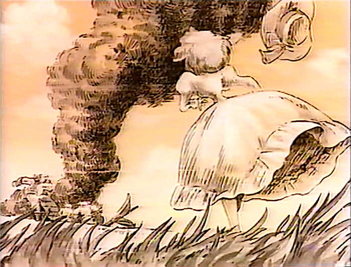 『#紅の豚』既視感シリーズ⑪
⬅️アドリアーノに1枚残された写真+ED。
➡️『#名探偵ホームズ 第10話 ドーバー海峡の大空中戦!』(1985年)より。 マリー・ハドソンさんは結婚後1ヶ月で夫ジムを飛行機事故で亡くした過去を持つ。
セピアのハーモニーで回想や写真を表現するのは #宮崎駿 監督の常套技法。 