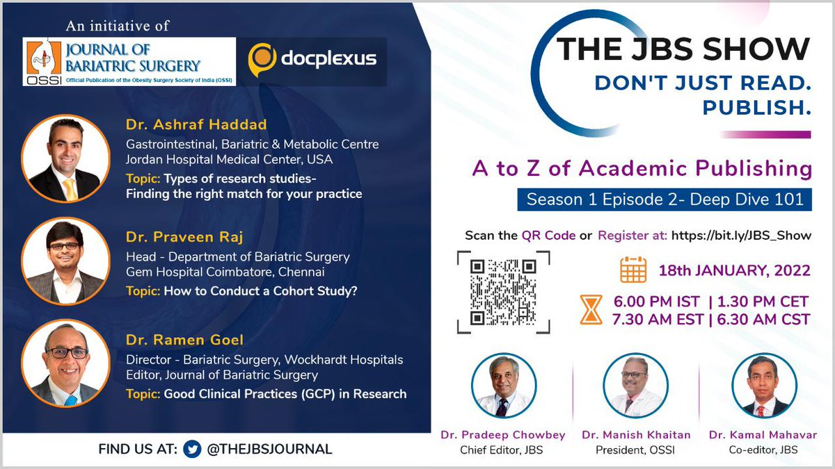 Dr. Aparna Govil Bhasker (@aparnabhasker) on Twitter photo Looking forward to the Episode 2 of the <a href="/TheJBSjournal/">Journal of Bariatric Surgery</a> show. One of its kind with some really great topics pertinent not only to #surgery, but everyone interested in #research. A great line up of speakers too!
A big step in the right direction Looking forward to the Episode 2 of the <a href="/TheJBSjournal/">Journal of Bariatric Surgery</a> show. One of its kind with some really great topics pertinent not only to #surgery, but everyone interested in #research. A great line up of speakers too!
A big step in the right direction