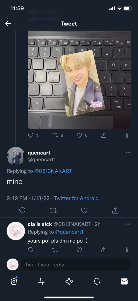 0813NAKART's tweet photo. first time mabangus 🥲 they claimed my riki bentable and i dmed them for confirmation. waited for a day yet no response plus nag private na! 🙃

@quencart1 #bogusbuyer #joyreserver https://t.co/68KZuIvUCc