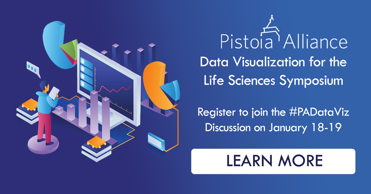 PistoiaAlliance's tweet photo. Join us on January 18 as we share and learn about #DataVisualization best practices in the R&D life sciences, identify common challenges encountered in our field, and shape opportunities for collaboration. #DataViz #DataScience #UXLS https://t.co/mPhaxzz0jR https://t.co/VFPzqIkm6q