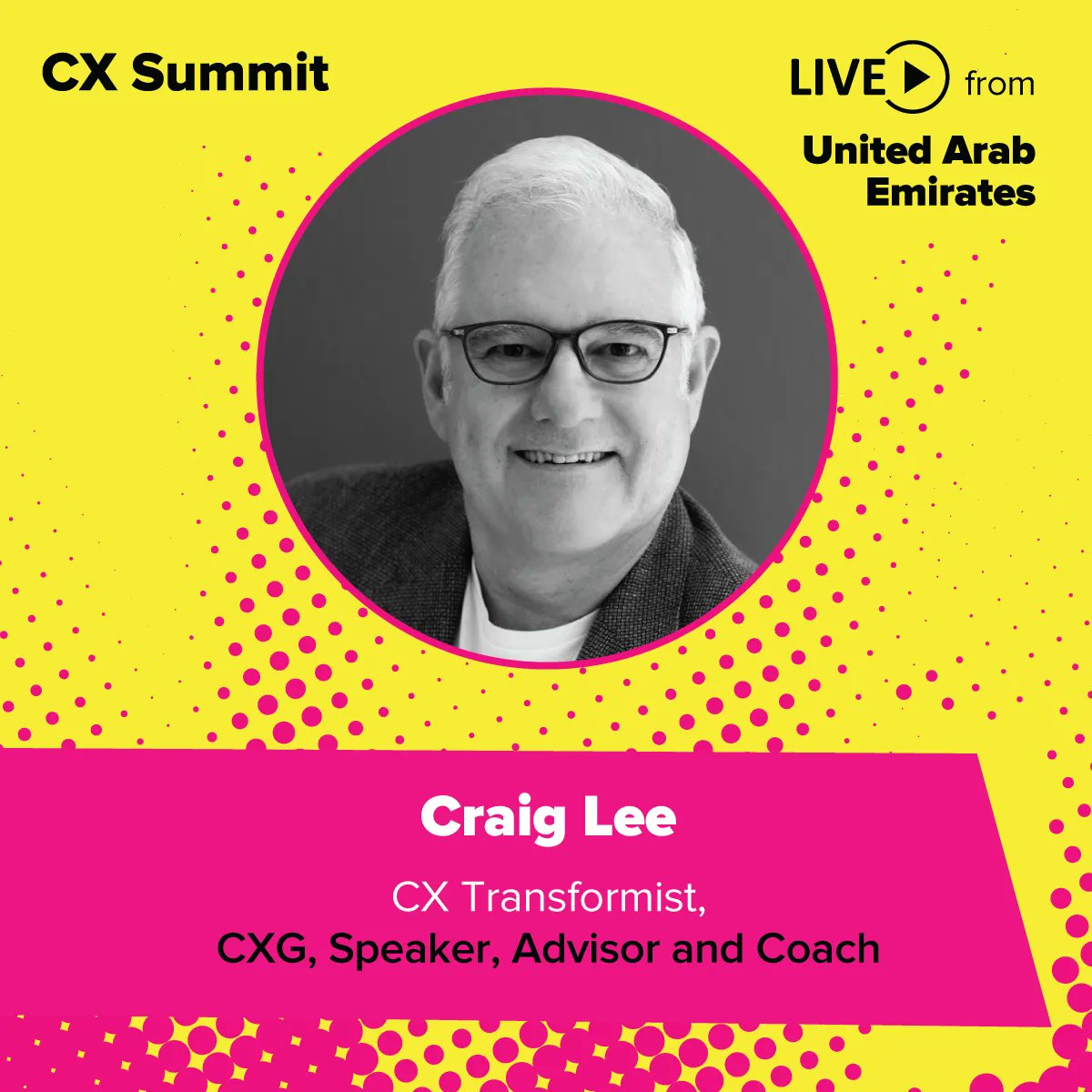 What #CX, #EX and #LX can do to help #transform your #business #sustainably? 
Join me  for "Experience αs α Strategic Competence" @CXSummit22 on 27.01.22 with #presentations from 25 other passionate #CXthinkers, #CXpractitioners
 #CXtransformation #Sustainability #craigleedxb
