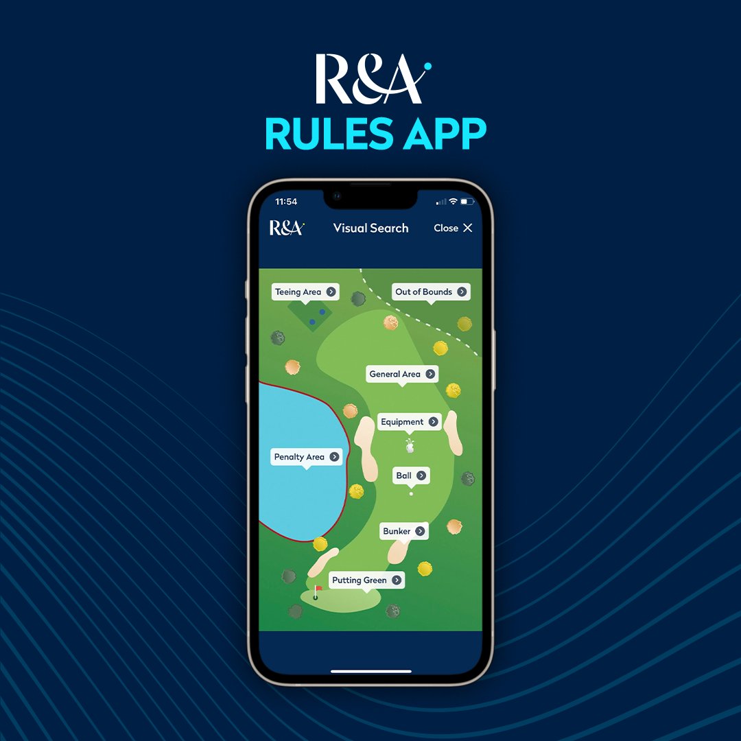 On the course and need to know a Ruling? 

Download The R&amp;A's official Rules of Golf app here and you'll have everything you need to know right there in your pocket 👀👇 

🍎 rebrand.ly/RulesOfGolf
👾 rebrand.ly/RulesOfGolfAnd…