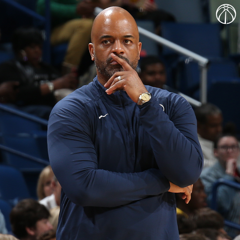 WashWizards's tweet photo. Wes Unseld Jr. has entered the NBA’s health and safety protocols. 

Assistant Coach Pat Delany will assume acting head coaching duties beginning with Saturday’s game against Portland.