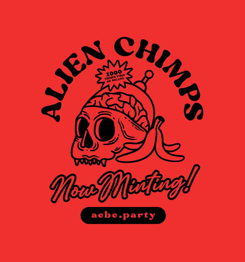 AlienChimps's tweet photo. Pretty stoked about these new merch designs tbh 🔥 Giving away some limited prints in discord this weekend (alien chimp holders only) 🐒

Mint  (0.069 SOL) 👉 https://t.co/Gr2KSj2yUJ

#solana #nftart #nfts #solananft #solananfts #nftcommunity #nftcollectibles #nftcollection #nft https://t.co/DGFQxwhHXo