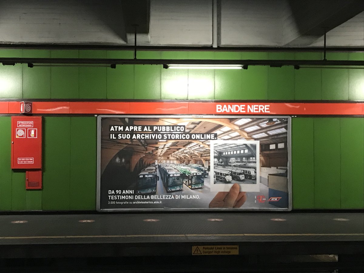 Il lavoro ci accompagna anche nella metropolitana... #archivioStoricoATM  #xDams <a href="/regesta_com/">regesta.com</a>