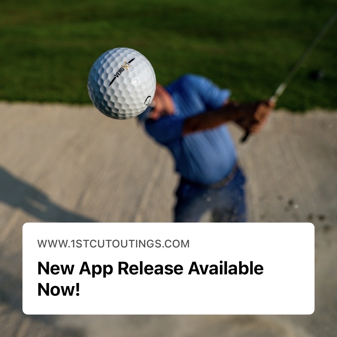 1stCutOutings's tweet photo. Happy Friday! Good news! Release 1.3 of 1st Cut is available just in time for your weekend round! Download today! https://t.co/Dz9lv39ylW

#golf #golfing #app #sport #playinggolf #golfer https://t.co/RfkS0IkNCh