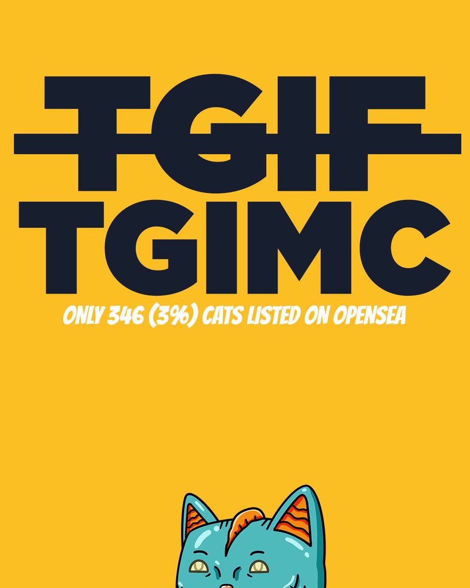 GM. Another beautiful morning in #MutantWorld!
Walkin' in to the weekend like:😎🐈‍⬛