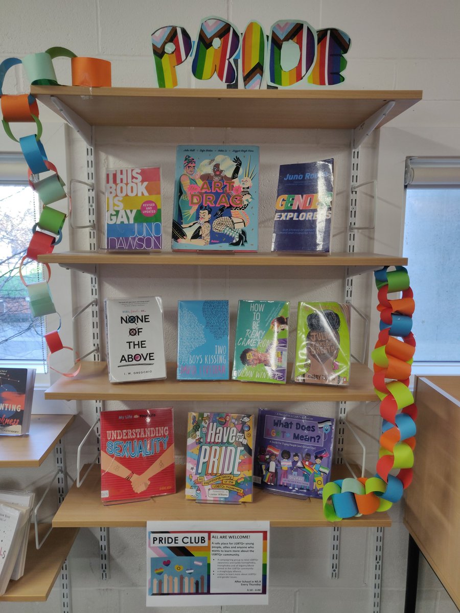 And here's the display! It's great to see a project that students have worked on together