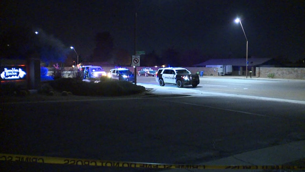 abc15's tweet photo. #BREAKING A woman has died after being hit by a truck while sitting at a Tempe bus stop this morning. Man in his 80s arrested, police say. https://t.co/DIXopMpPuj #abc15 https://t.co/cK5goV2hdx