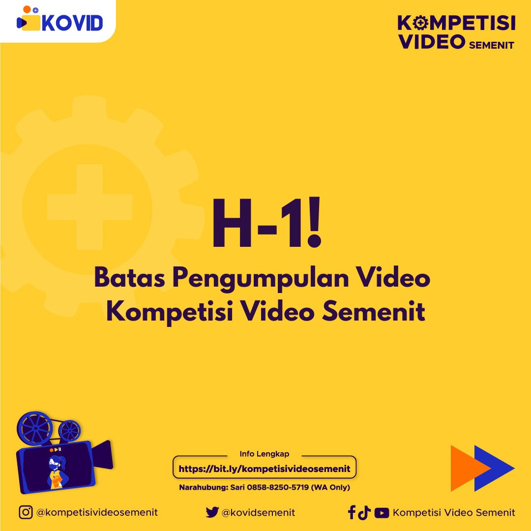Kompetisi Video Semenit tweet media