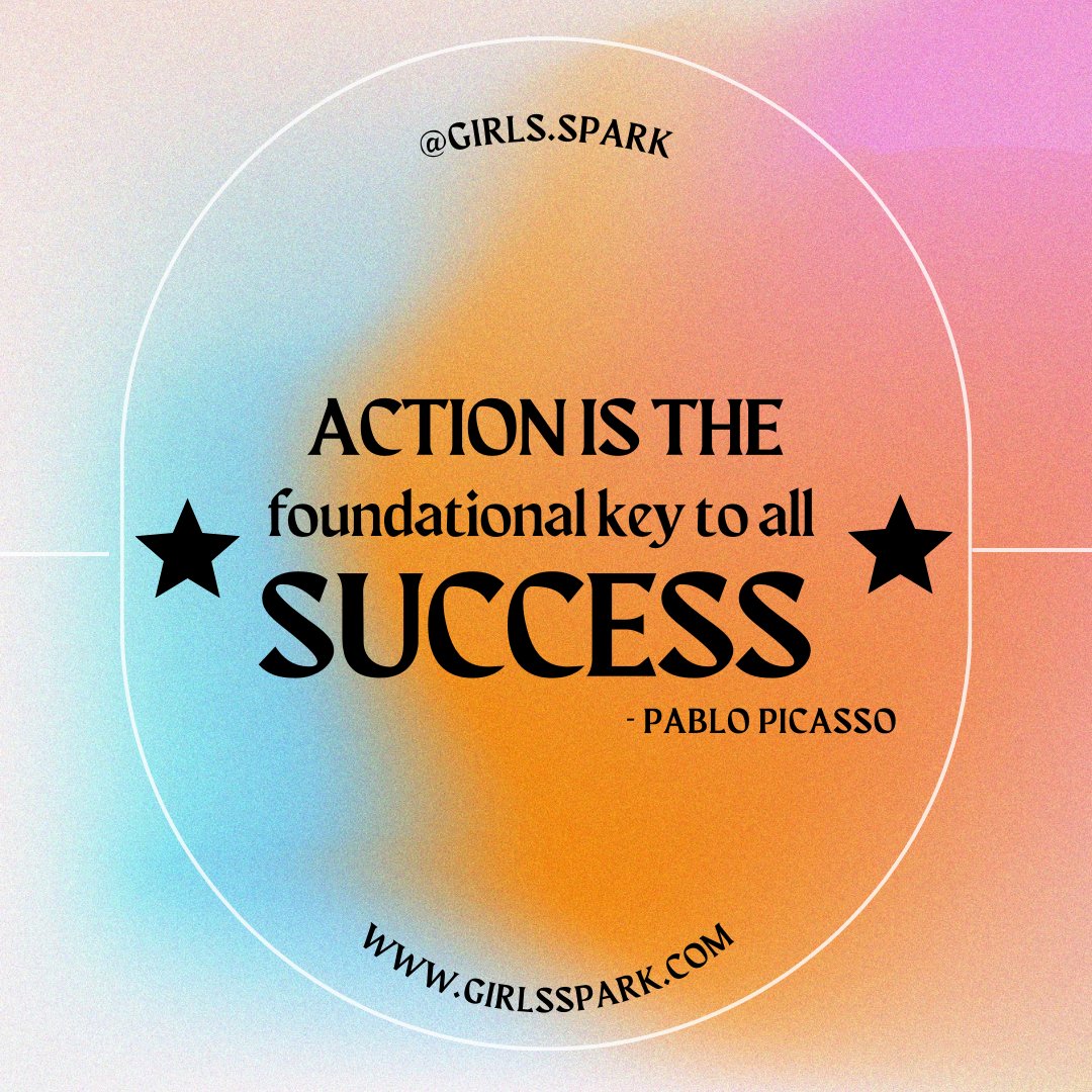 ⭐️Be like Pablo, 
Take action in something you have been meaning to do
Wether its as as simple as making your bed 🛌
or as compex as registering for classes ✏️
.
.
.
.
.
.
#inspo #blogger #workhard #takeaction #motivation #girlsspark #sparkevents #girlssparksummit