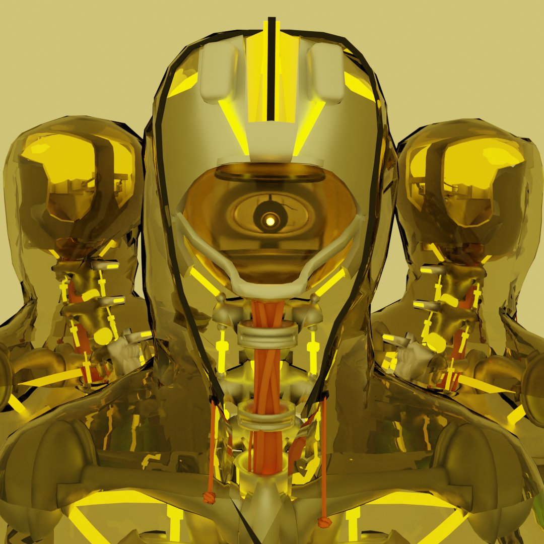 Su_do_Nymm's tweet photo. #Ce00Collection 
Ce04 X  Hak (Left)
Ce05 X Ama (Right)
AI That Was Known as "Hak-Ama". 2 Robots Controlled by Twin AI, Designed for Security in the MetaVerse. They can Connect to Each other in a way to create 1 AI Conscience. One Side has Gone Rogue and severed this Connection https://t.co/TSsa3awGej