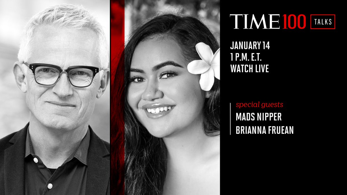 TIME100 Talks January 14 at 1PM ET