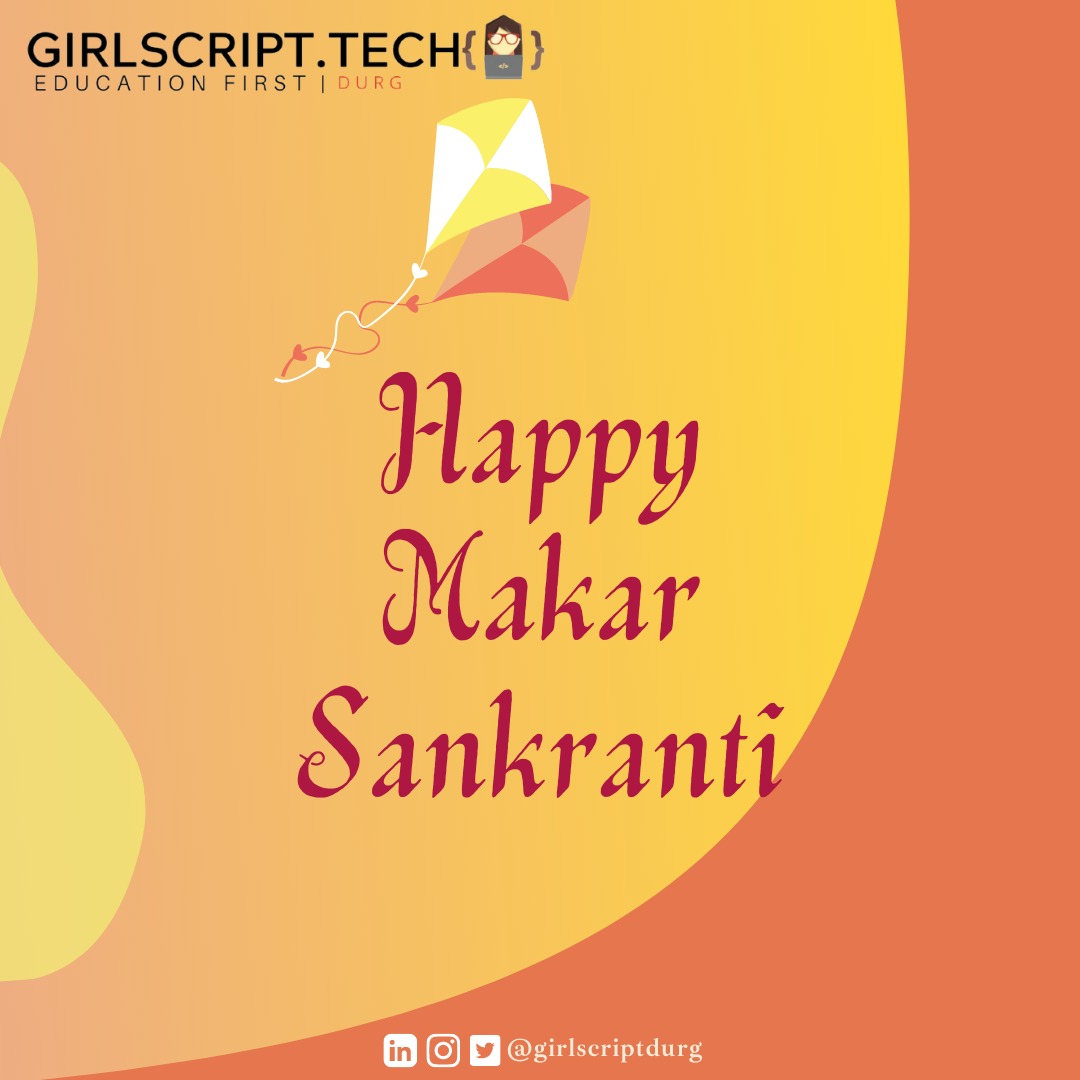girlscriptdurg's tweet photo. Happy Makar Sankranti. 
#MakarSankranti https://t.co/ACo4w3M8On