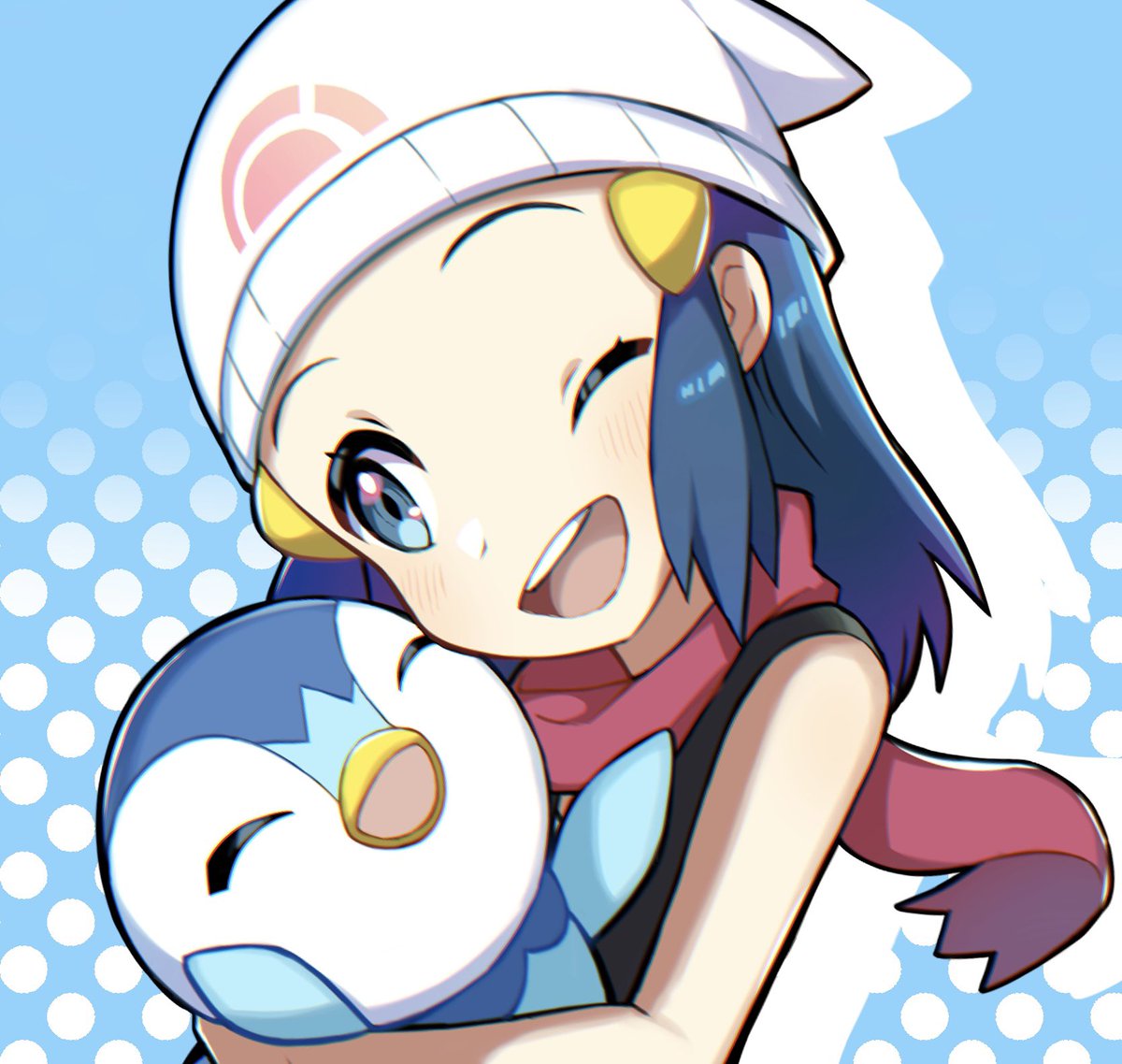 ヒカリとポッチャマ🐧 #イラスト #プロジェクトポッチャマ